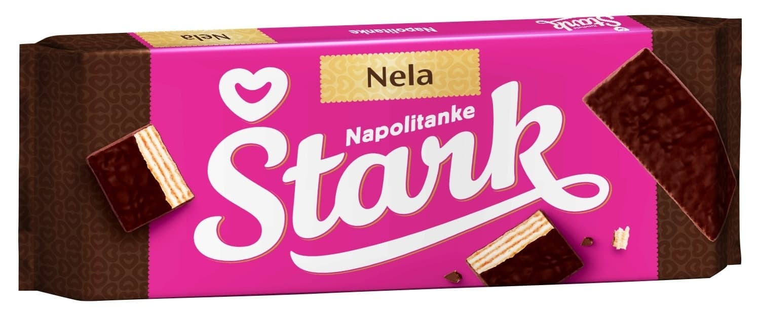 Napolitanka Nela sa mlecnim kremom 132g-slika