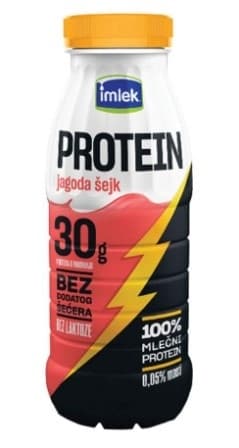 milk shake protein jagoda 300ml PET imlek-slika