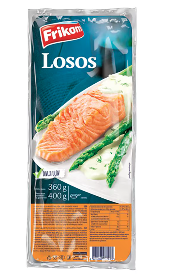 Smrznuti losos filet Frikom 400g-slika