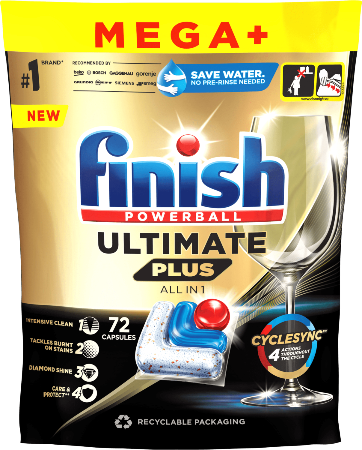 Finish Ultimate Plus 72 TAB-slika