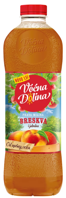 Sok breskva nektar Vocna Dolina 1,5l-slika