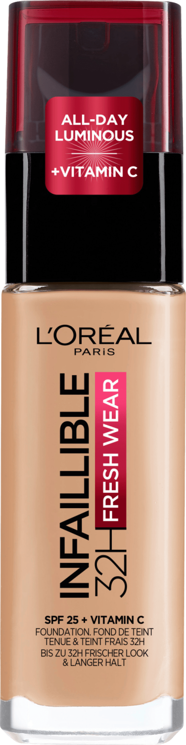 L'OREAL Infaillible 32h fresh wear tečni puder 200 golden sand-slika