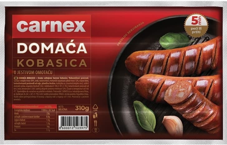 Domaca kobasica Carnex 310g-slika