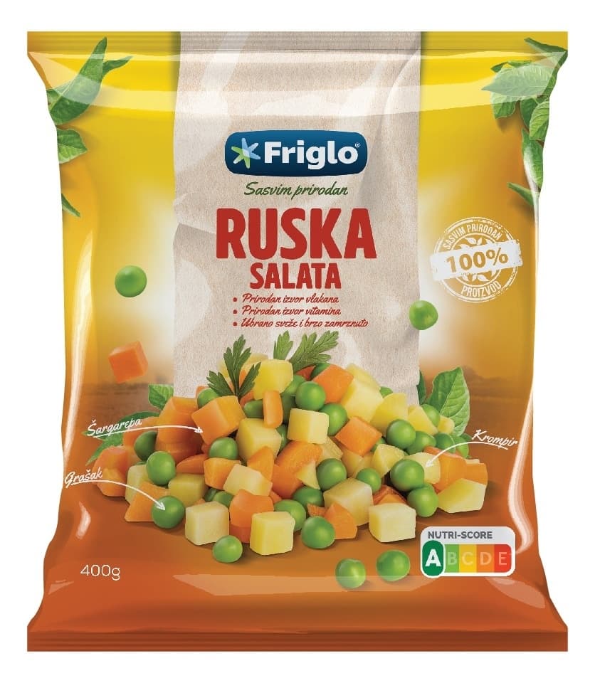 Smrznuta ruska salata Friglo 400g-slika