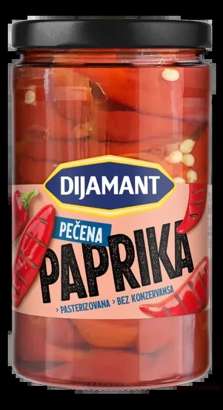 Paprika pecena Dijamant 680g-slika