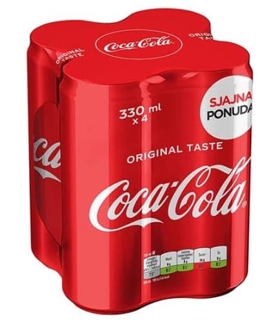 Coca Cola multipack fol 4x0.33l CAN-slika
