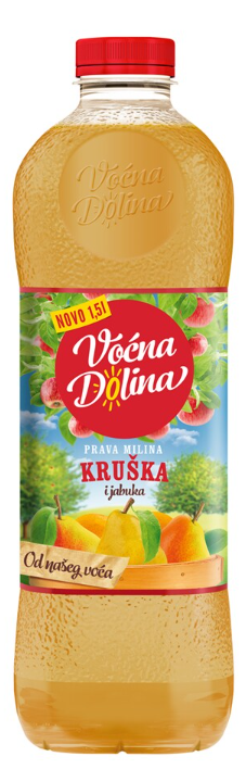 Sok kruska/jab.nektar Vocna dolina 1.5l-slika