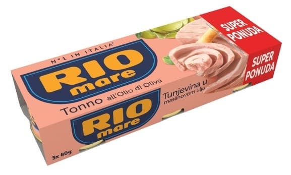 Tunjevina u masl.ulju Rio Mare 3x80g-slika