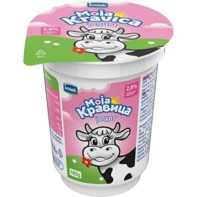 Jogurt 2.8%mm Moja kravica casa 180g-slika