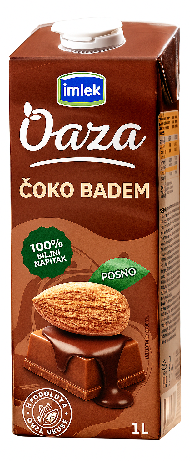 NAPITAK IMLEK OAZA ČOKO BADEM 1L-slika