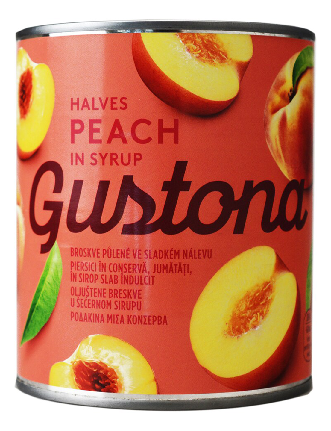 Kompot breskva polovine GUSTONA 820g-slika