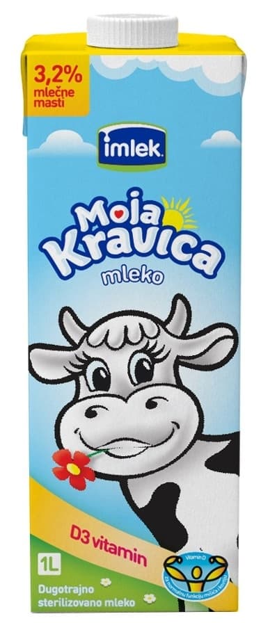 Dugotrajno mleko IMLEK A+D3 3,2mm% 1l-slika