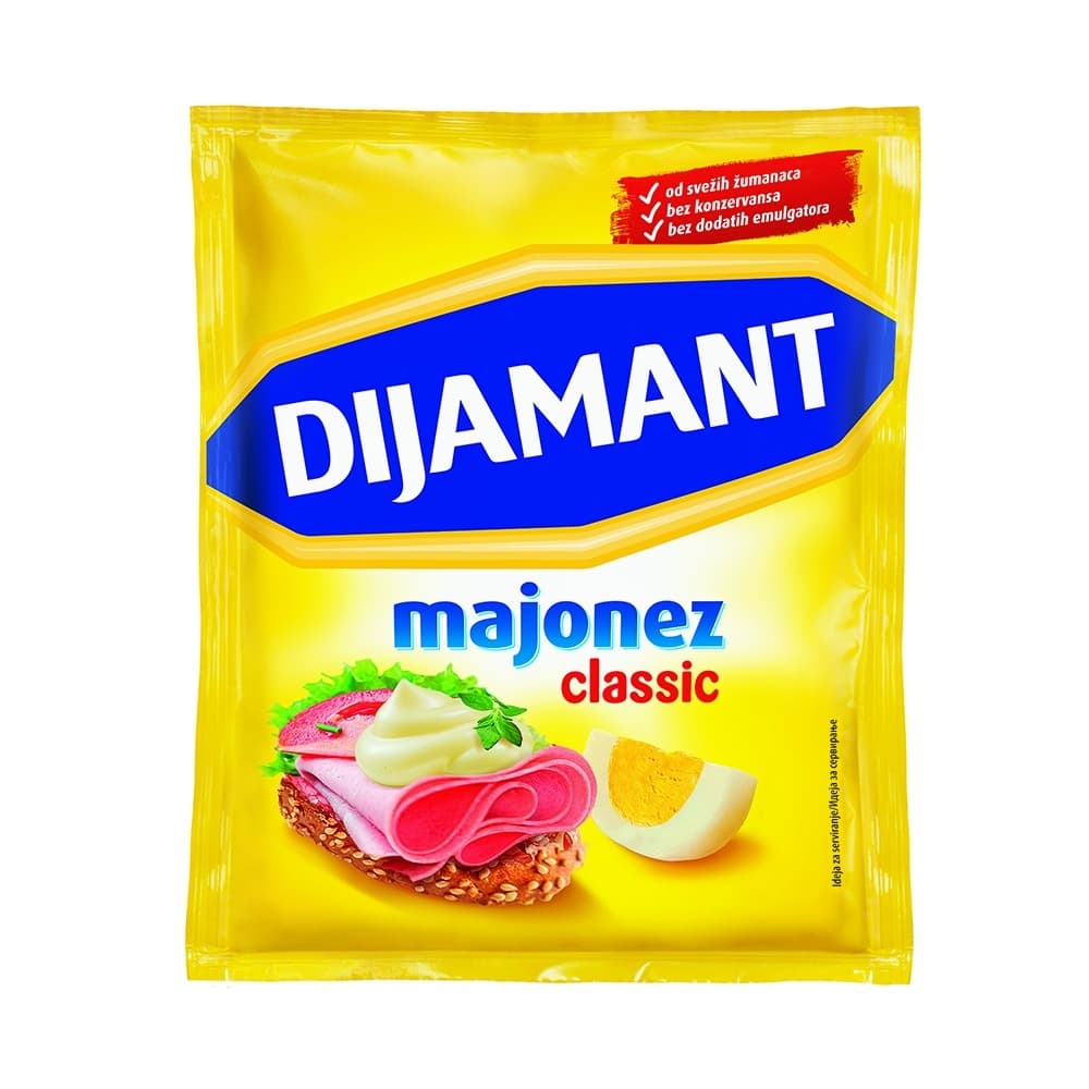 Majonez DIJAMANT kesa delikates 190ml-slika