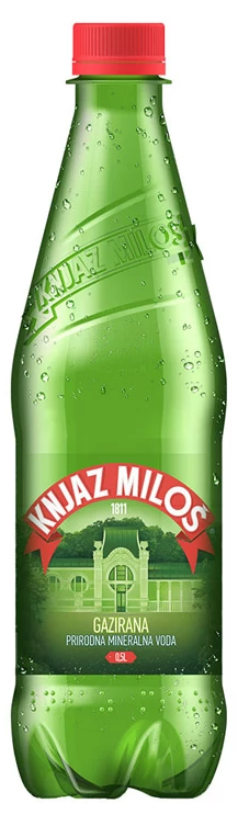 Mineralna voda gazirana Knjaz Milos 0,5l-slika