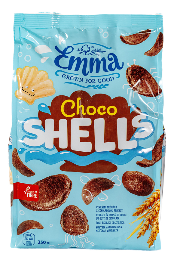 Pahuljice choco shells Emma 250g-slika