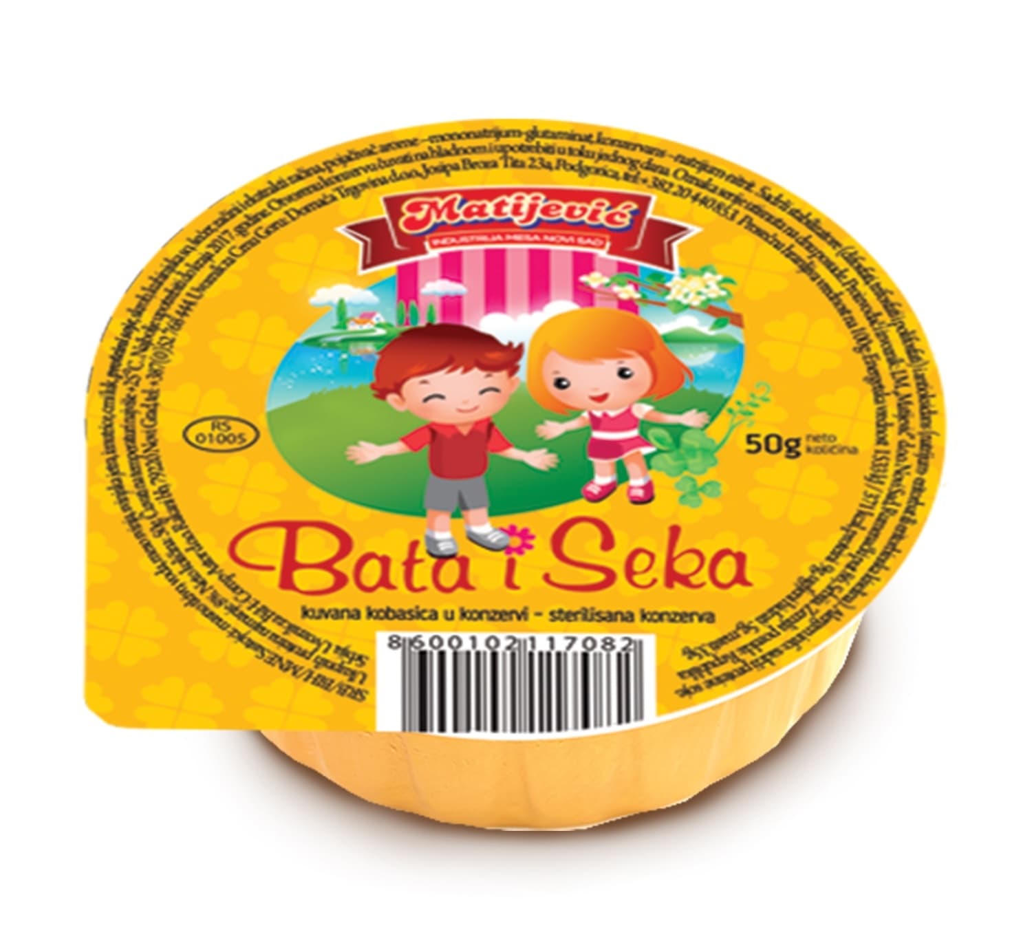 MATIJEVIĆ pašteta bata i seka 50g-slika