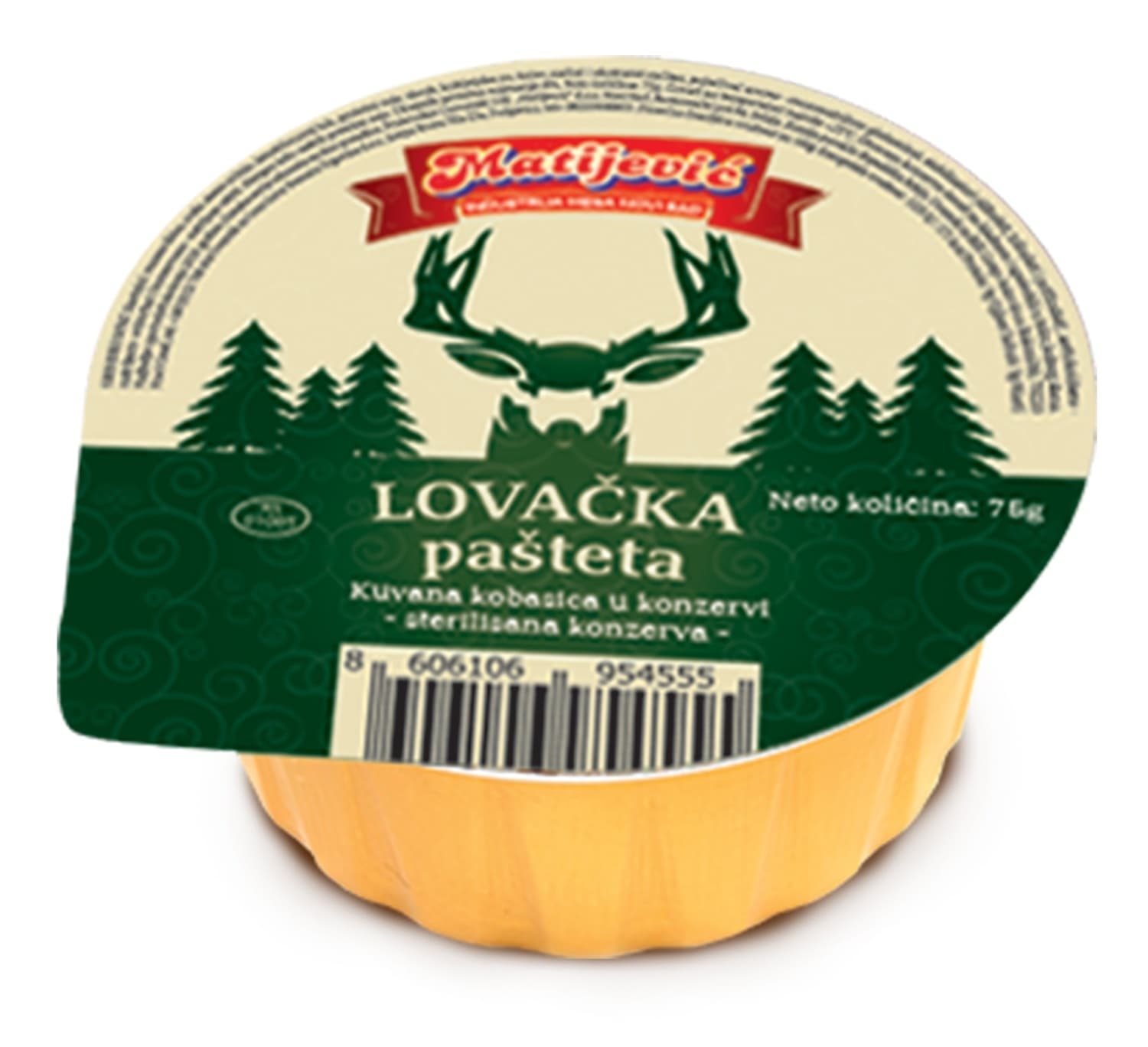 MATIJEVIĆ lovačka pašteta 75g-slika