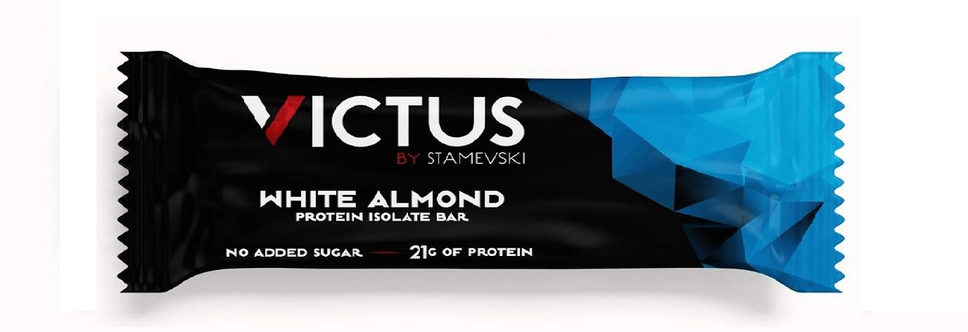 STAMEVSKI Victus protein bar white almond 55g-slika