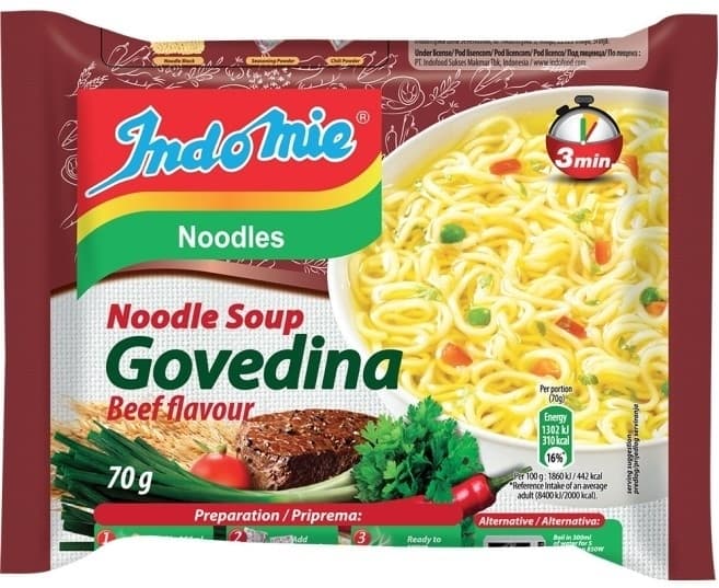 Nudle INDOMIE govedina 4x70g-slika