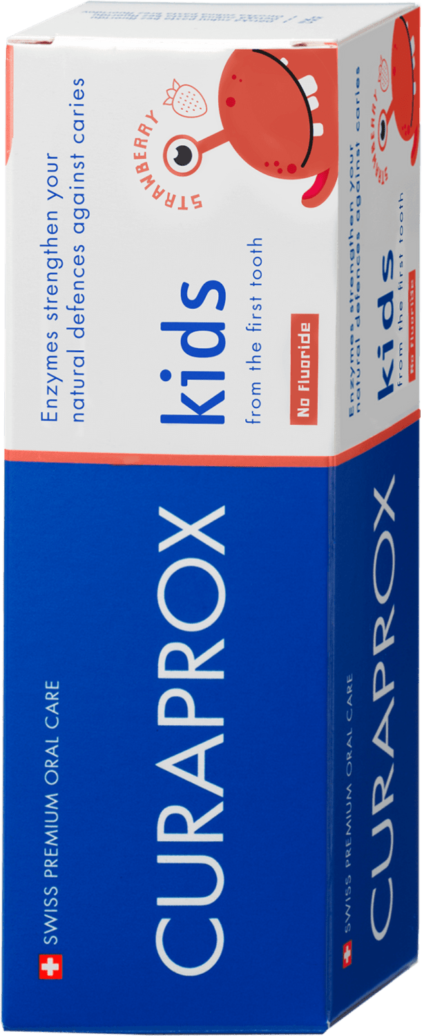 Pasta CURAPROX Kids jagoda 0+m 60ml-slika
