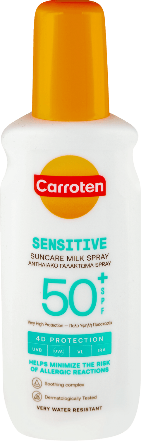 MLEKO ZA ZAŠTITU OD SUNCA CARROTEN 200ML SPF50 SENSITIVE SPREJ-slika