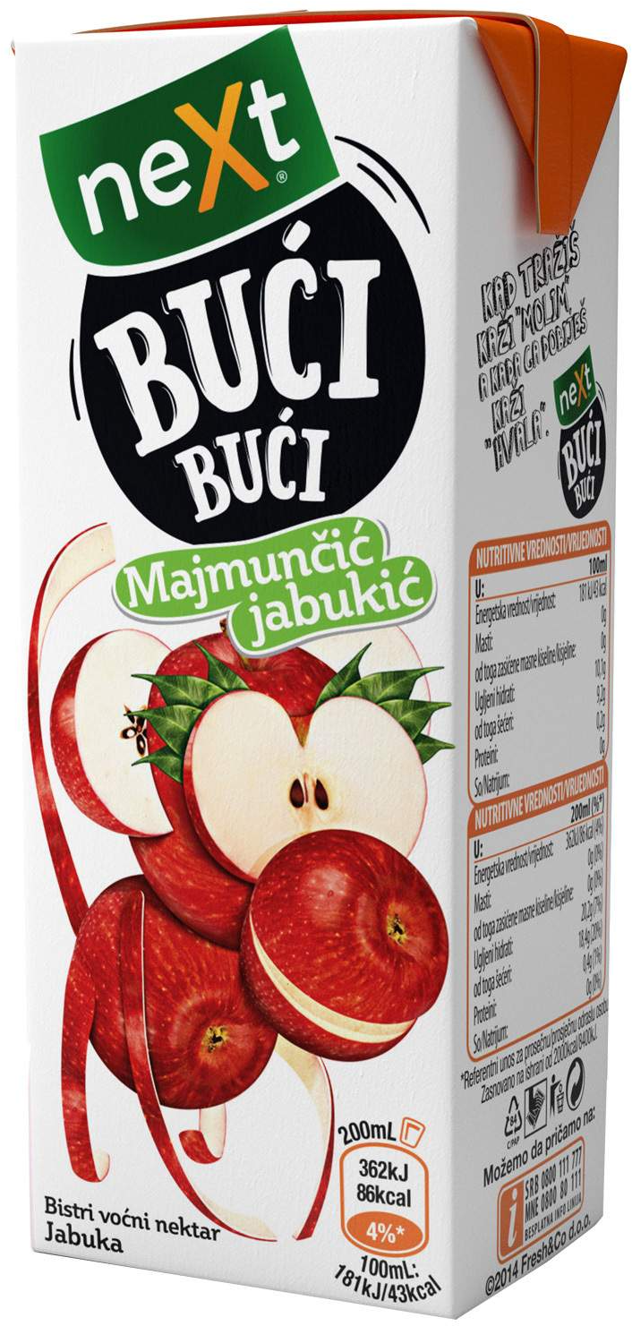 Za VP-Sok jabuka Next Buci Buci 0.2l-slika