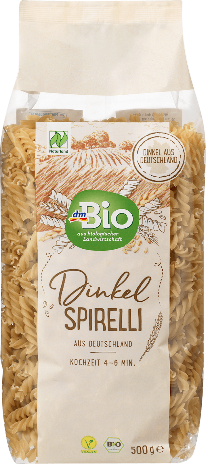 Testenina DM BIO Spirelli od spelte organska 500g-slika
