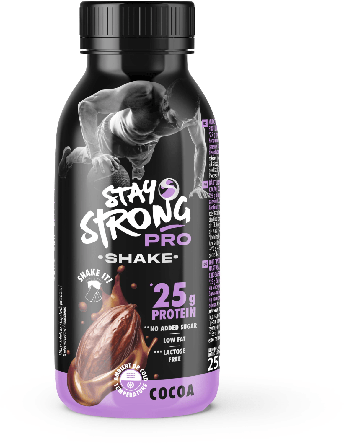 milk shake Stay Strong Pro kakao 250ml somboled-slika
