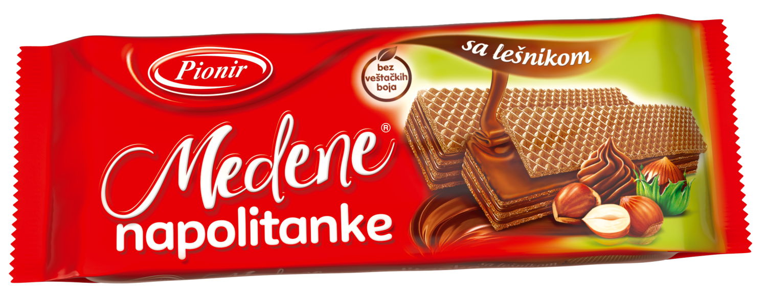 Medene napolitanke lesnik Pionir 160g-slika
