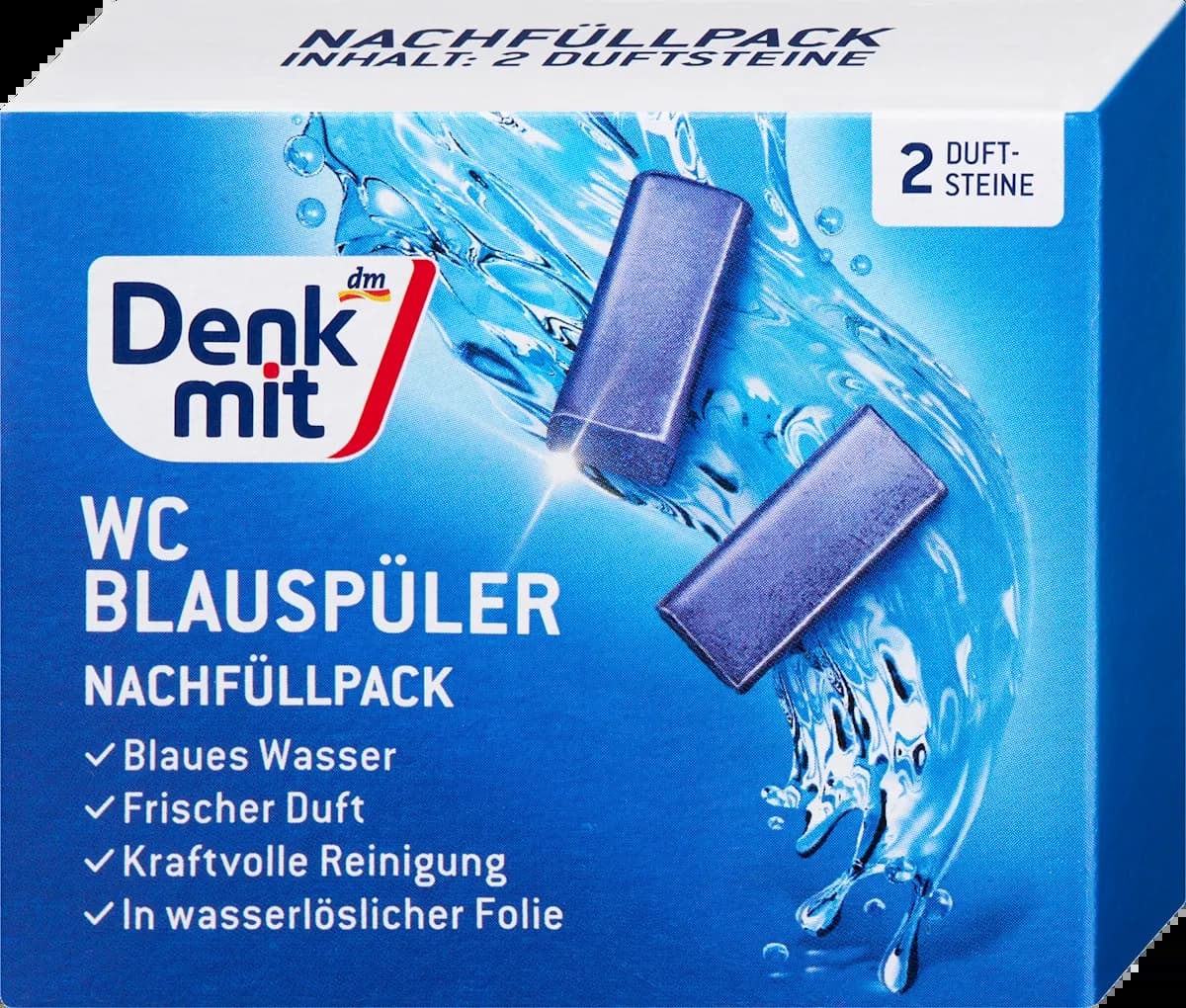 WC kamen DENKMIT plavi dopuna 2kom-slika