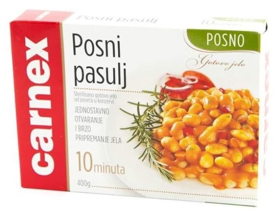 Posni pasulj Carnex 400g-slika