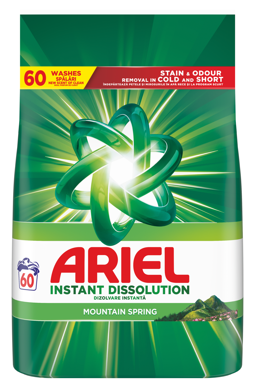 Ariel Mountain Spring 3,9kg/60 pranja-slika