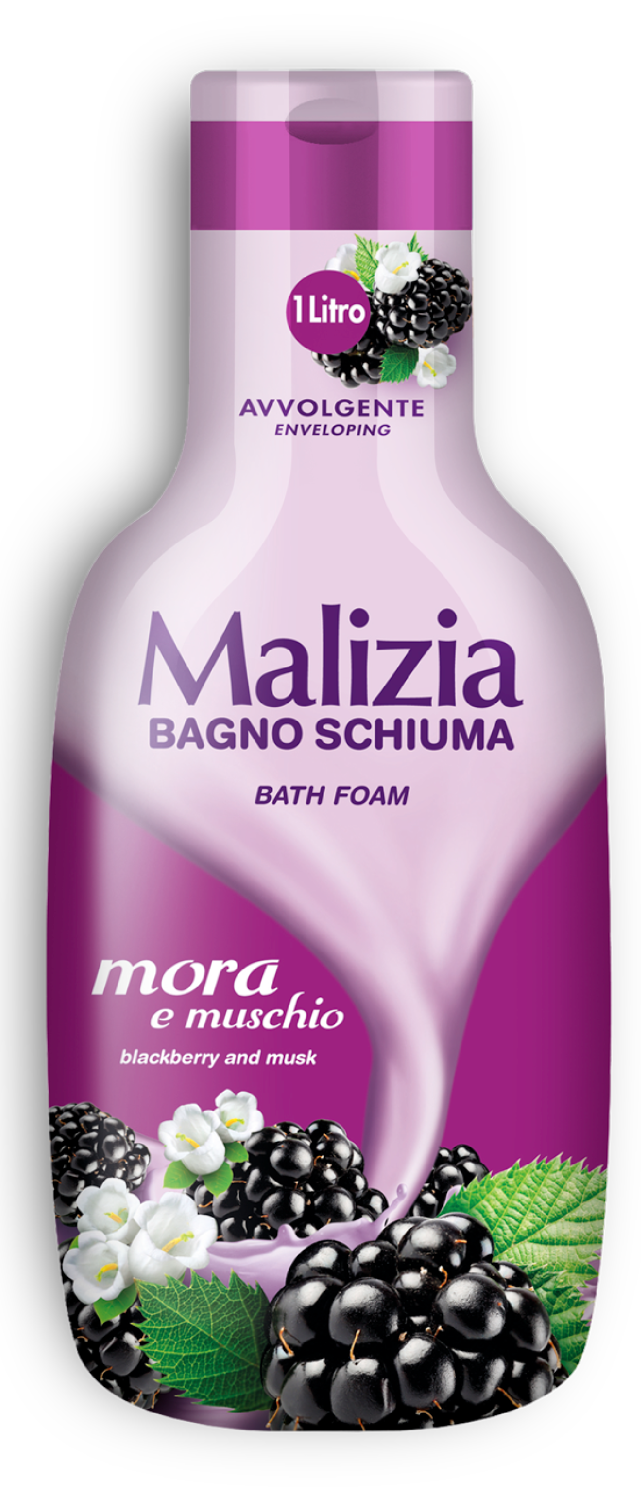 Gel za tuširanje MALIZIA Blackbarry and musk 1l-slika