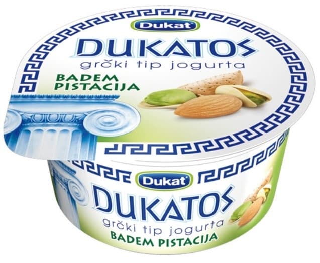 Jogurt badem pistaci Dukatos 150g-slika