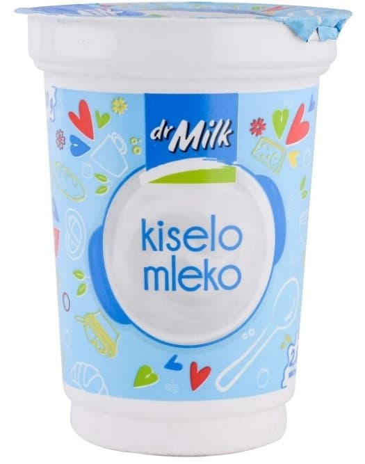 Kiselo mleko 2.8%mm Dr Milk casa 180g-slika