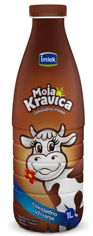 Cokoladno mleko 1%mm Moja kravica pet 1L-slika