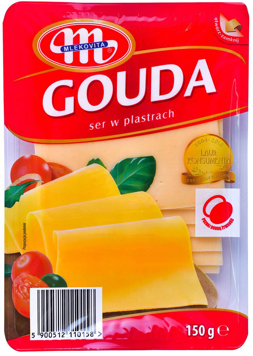 Sir Gauda Mlekovita slice 150g-slika