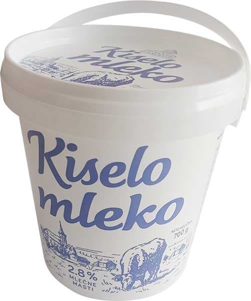 MLEKO KISELO 2.8%MM 0.7L MLEKARA PANČEVO-slika