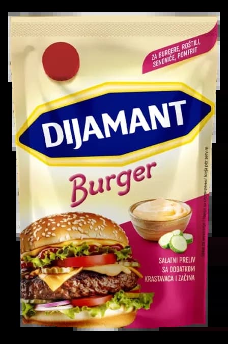PRELIV BURGER 270G DIJAMANT-slika