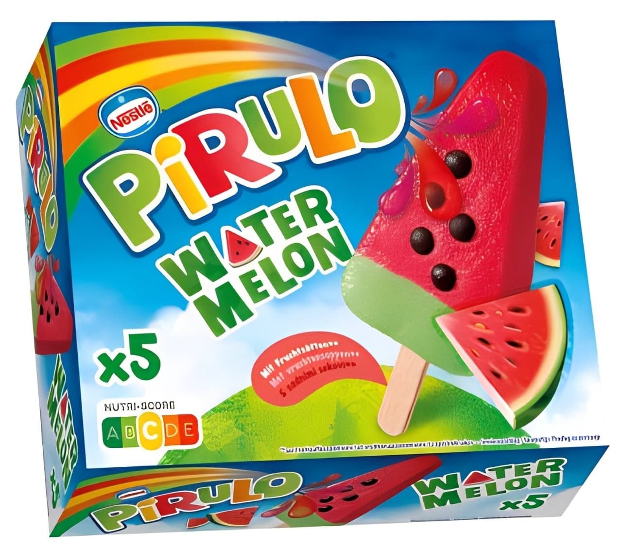 Sladoled Pirulo lubenica 5x73ml/350g-slika