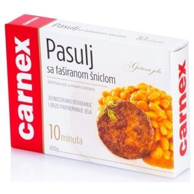 Pasulj sa fasiranom Carnex 400g-slika