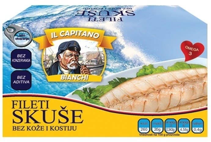 Fileti skuse Il Capitano 115g-slika