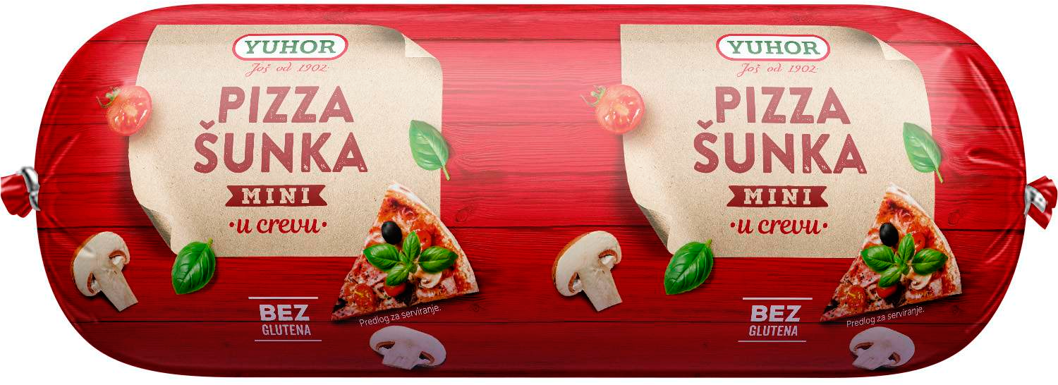 ŠUNKA PIZZA MINI 350G YUHOR-slika