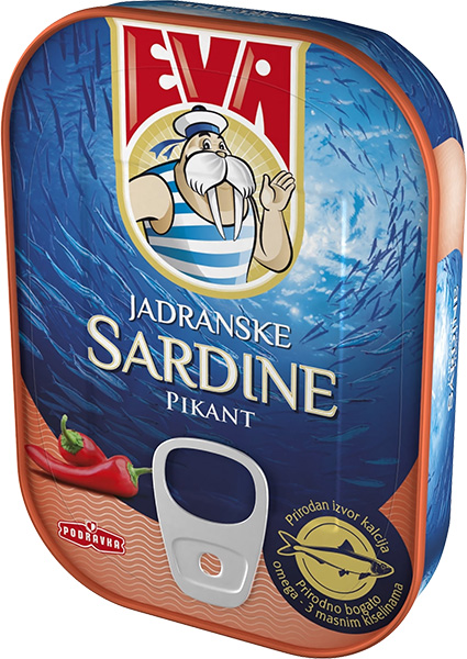 Sardina pikant Eva 100g-slika