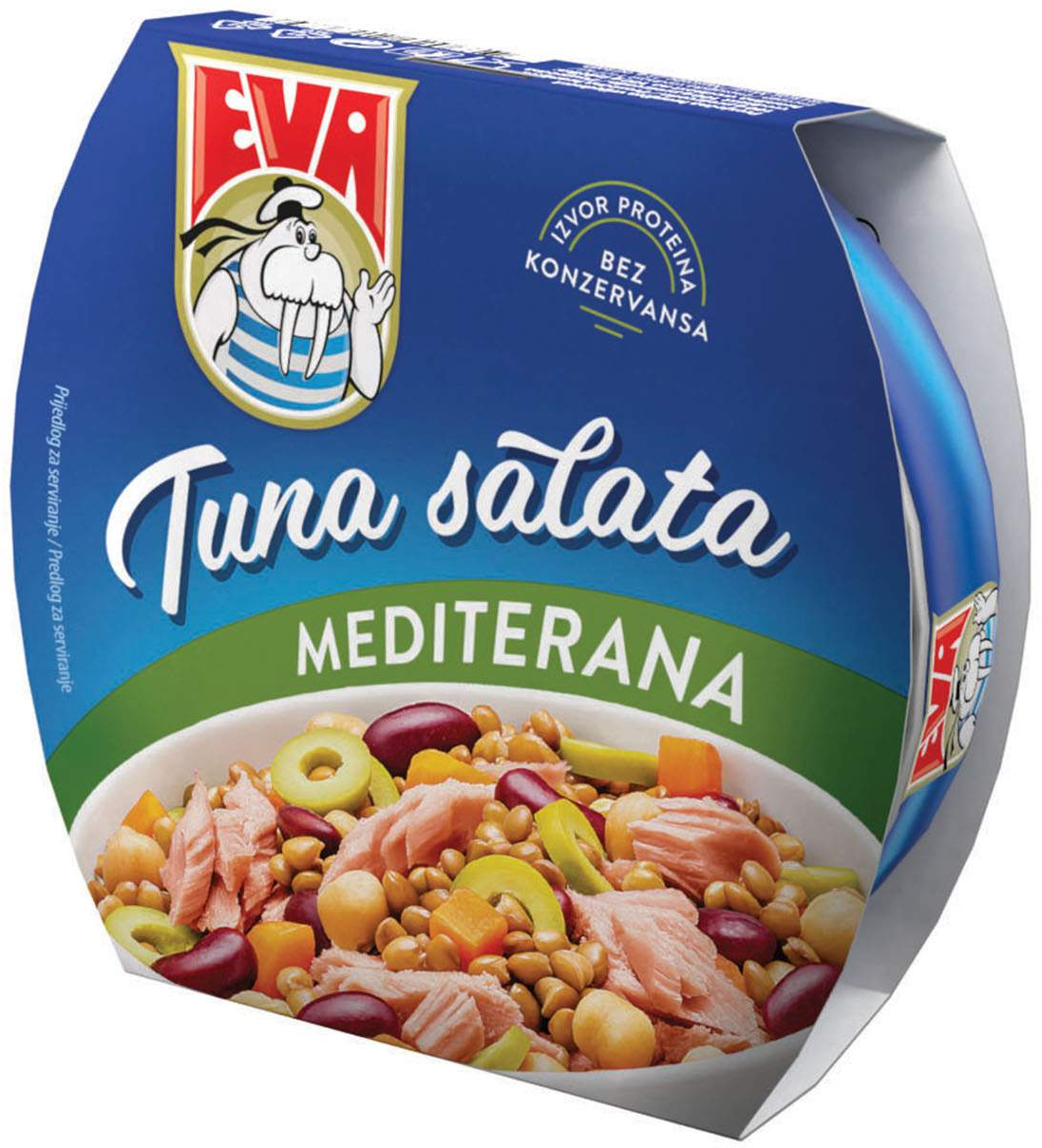 Tuna salata mediterana Eva 160g-slika