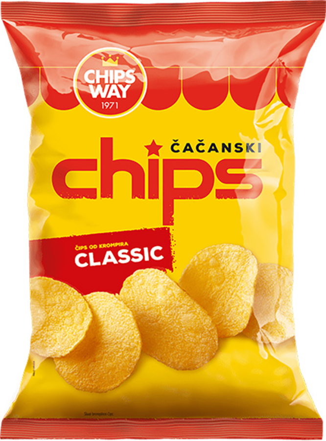 Cips slani Chips way 230g-slika
