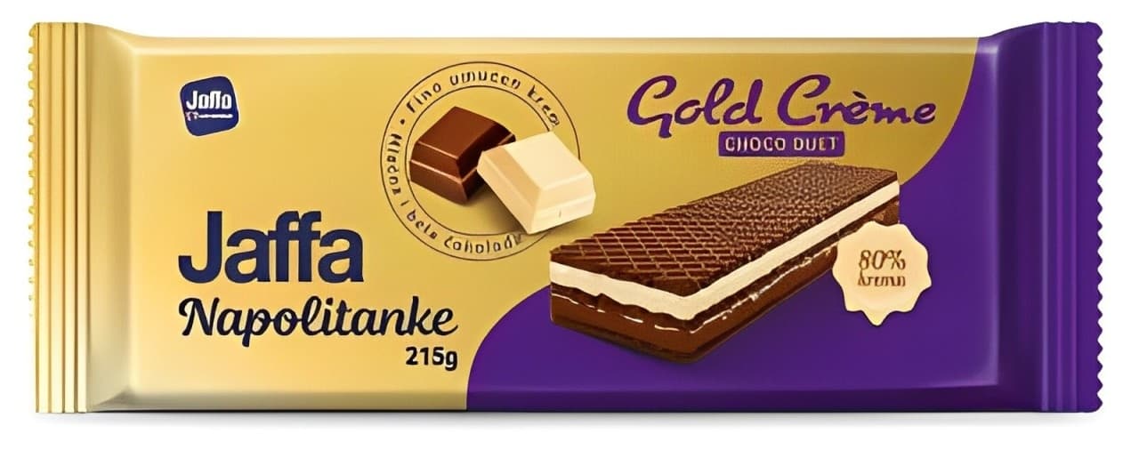 Napolitanke Gold creme choco duet 215g-slika