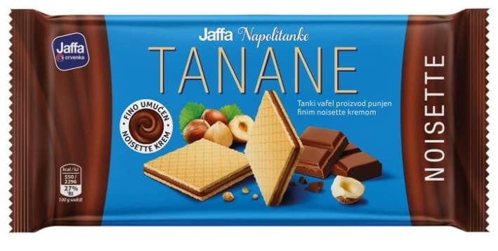 Napolitanke tanane noisette Jaffa 125g-slika