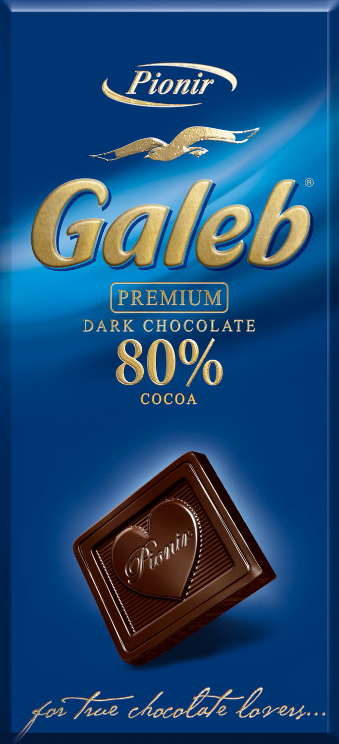 Cokolada Crna Galeb 80% 100g-slika
