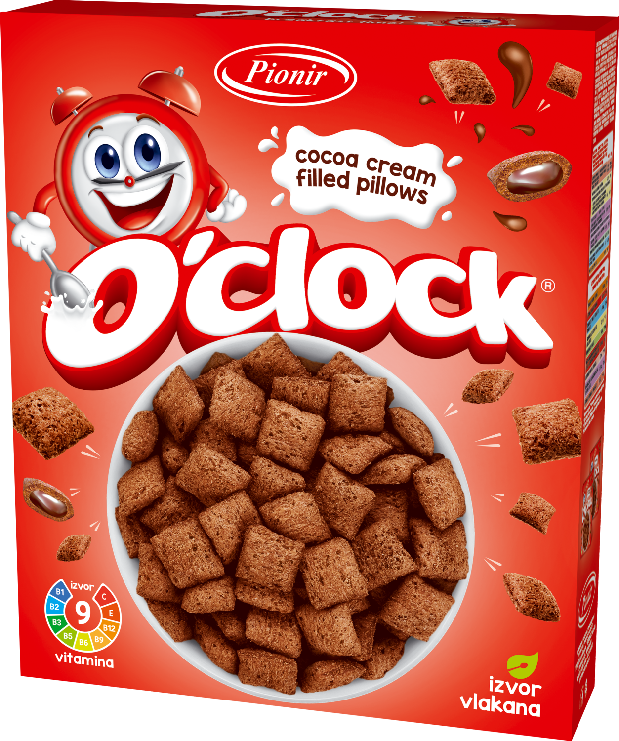 CEREALIJE O'CLOCK CHOCO 300G PIONIR-slika